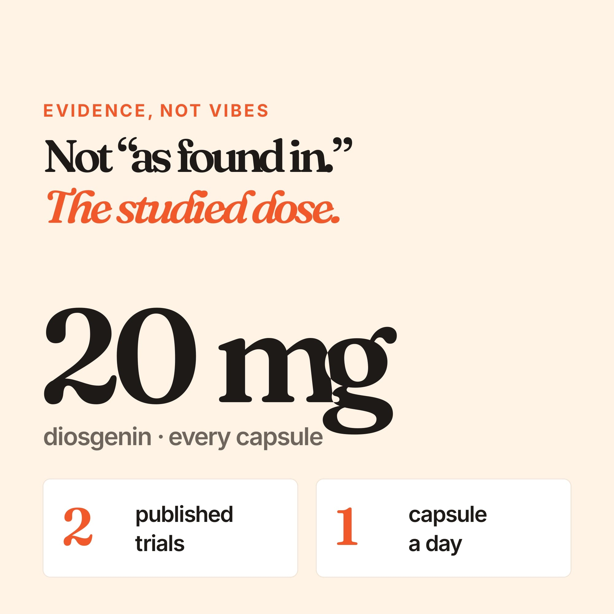 LEQ'OM Okinawan Yam Supplement — the studied dose